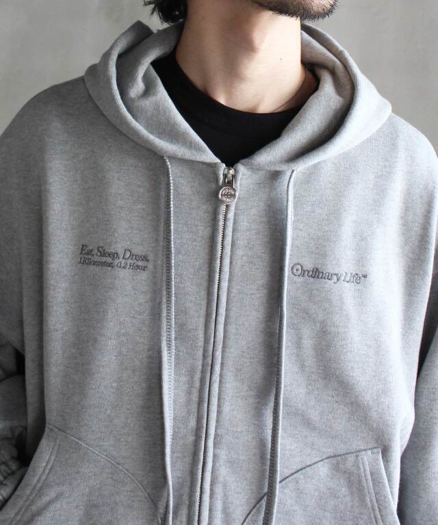 shack様 SHINYAKOZUKA ORDINARY OLD STYLE ZIP HOODIE(ISSUE#7) HEATHER