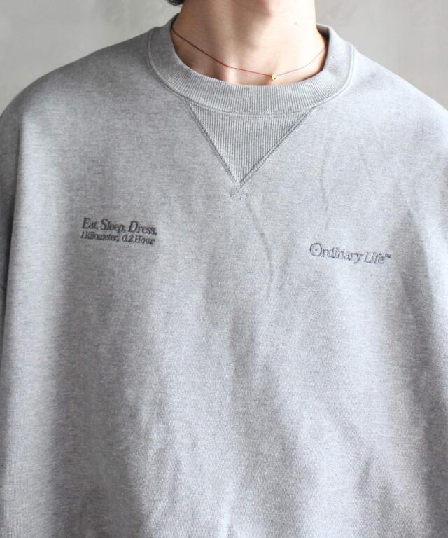 トップス SHINYAKOZUKA ORDINARY  CREW SHINYAKOZUKA / ORDINARY HOME CREW -COLOURLESS B