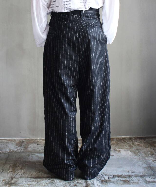 パンツ shinyakozuka dear.baggy SHINYAKOZUKA Dear BAGGY(ISSUE#7) PINSTRIPE - | rroomm