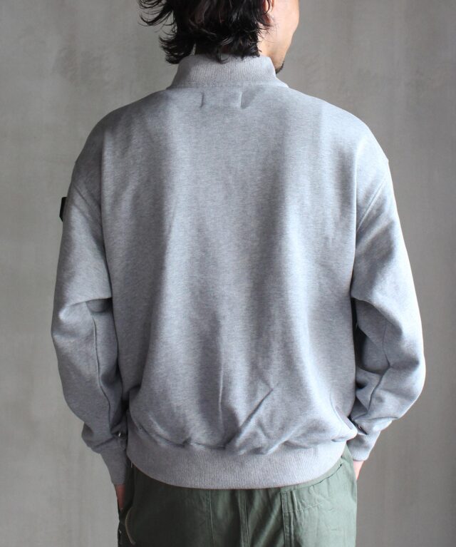 PHINGERIN DOUBLE HENLEY SWEATSHIRT HEATHER GREY - | rroomm