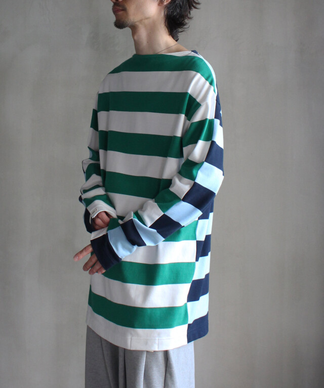 トップス TSTS G.F.G.S. DOUBLE SIDED STRIPED SHIRT TSTS G.F.G.S. DOUBLE SIDED STRIPED SHIRT