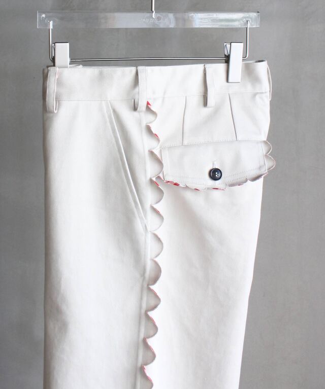 TSTS SPEECH BUBBLES TROUSERS BEGE AND RED GINGHAM - | rroomm