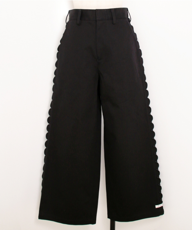TSTS SPEECH BUBBLES TROUSERS BLACK AND LIGHT GRAY GINGHAM -