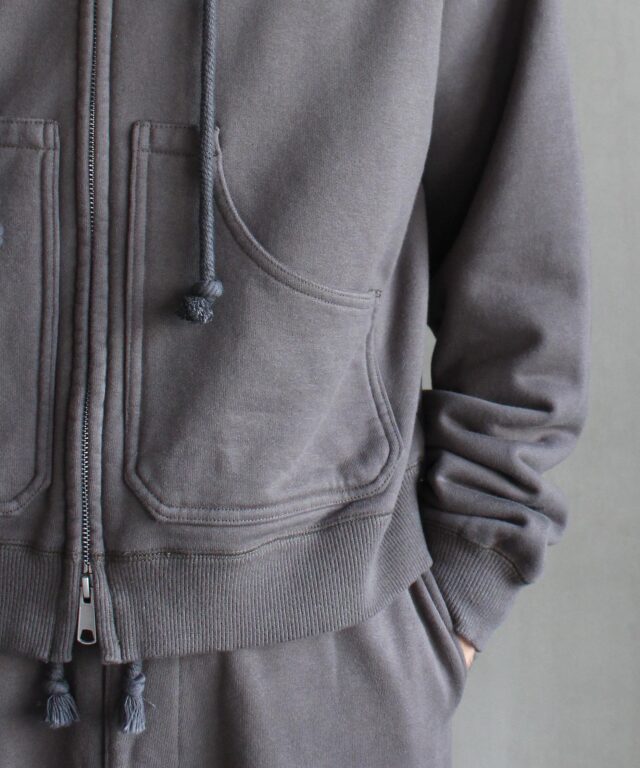 MATSUFUJI 25SS Zip up Sweat Hoodie パーカー MATSUFUJI / マツフジ ZIP UP SWEAT HOODIE（パーカー）｜PULP