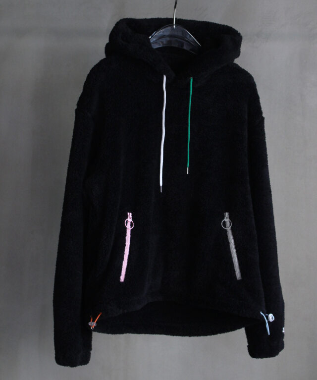 TSTS FLEECE HOODIE BLACK -