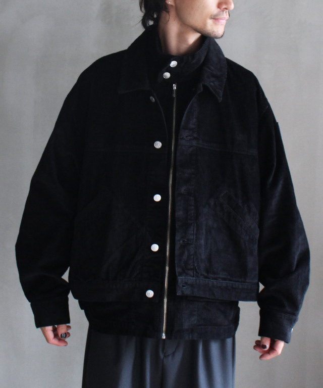 PHINGERIN DOUBLE CORD JACKET BLACK - | rroomm onlinestore（ルーム