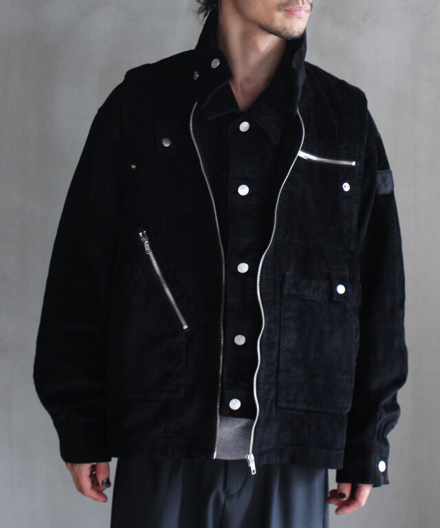 PHINGERIN DOUBLE CORD JACKET BLACK - | rroomm onlinestore（ルーム