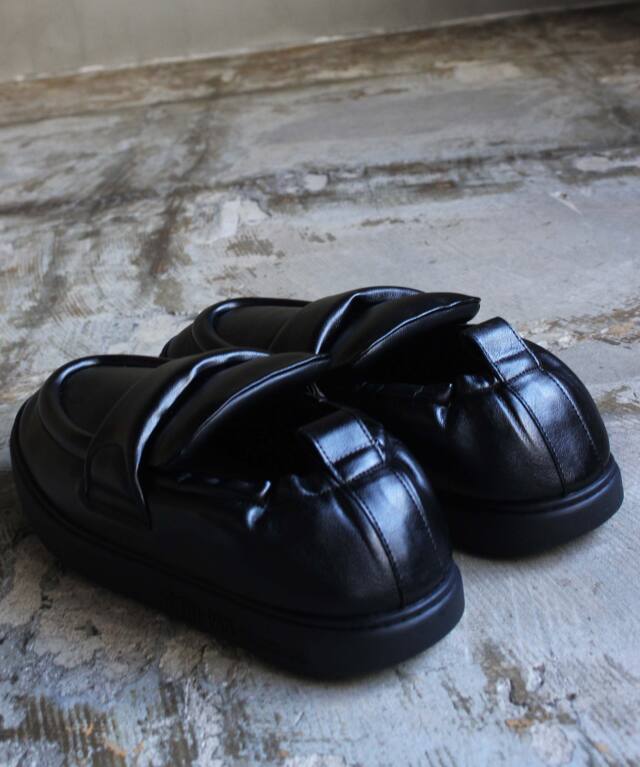 foot the coacher SOFT-PAD LOAFER BLACK - | rroomm onlinestore
