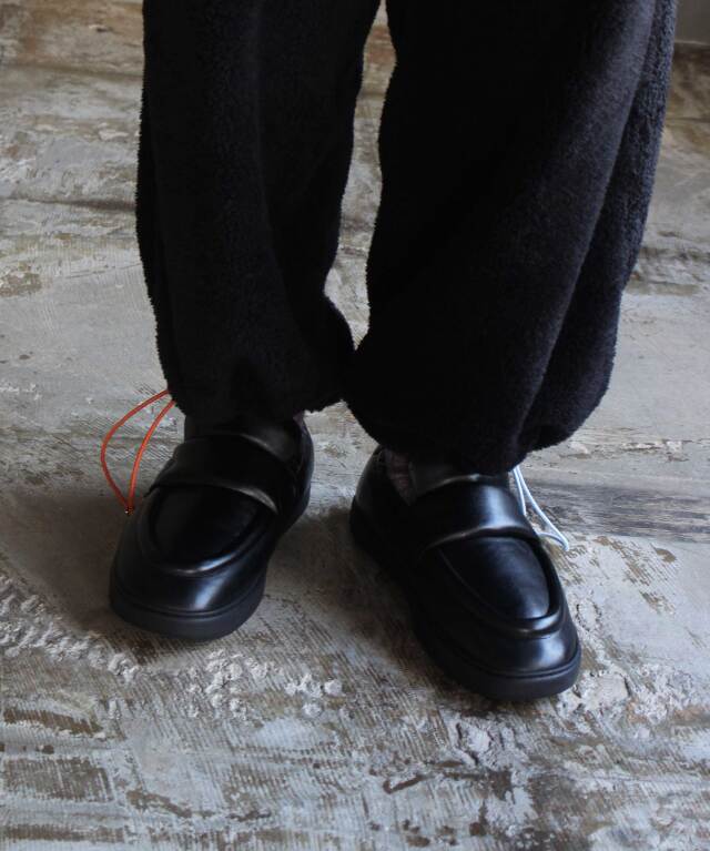 foot the coacher SOFT-PAD LOAFER BLACK - | rroomm onlinestore