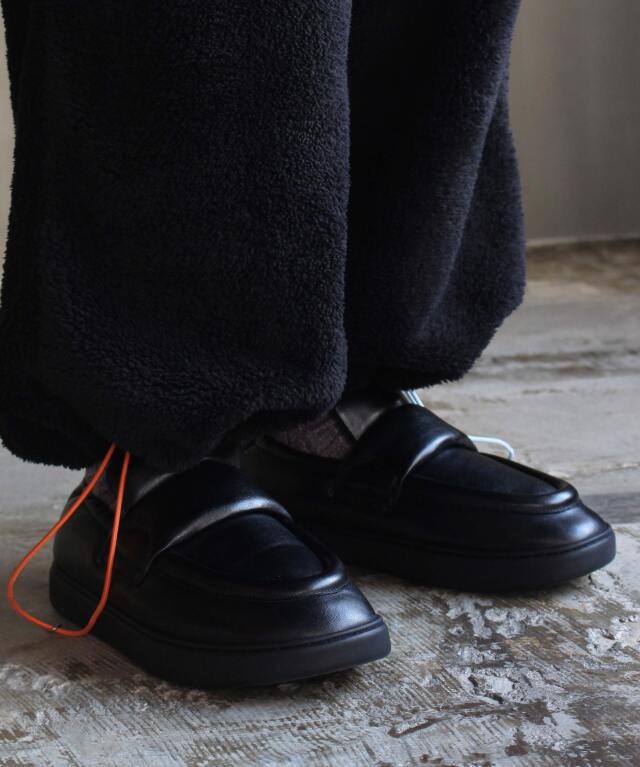 foot the coacher SOFT-PAD LOAFER BLACK - | rroomm onlinestore