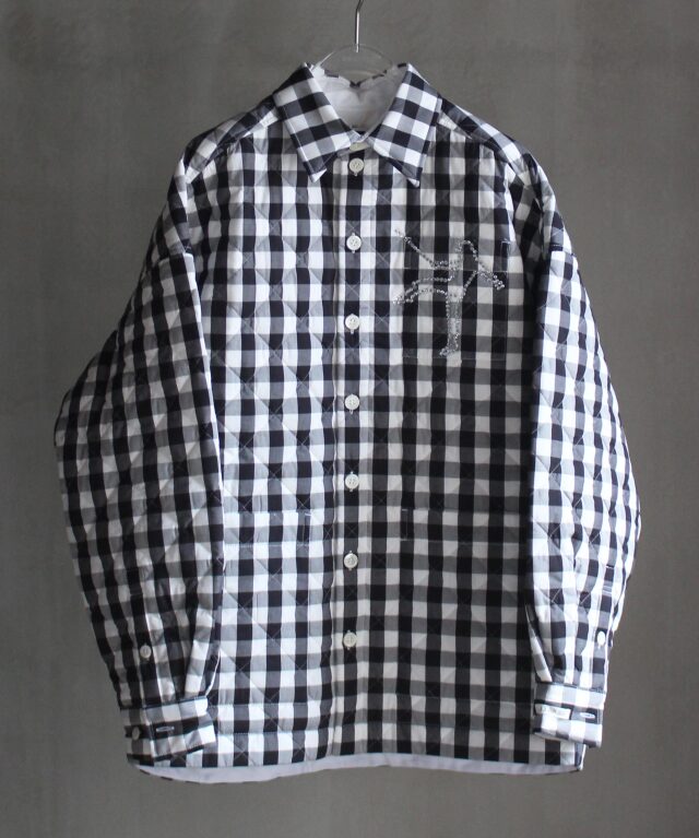 TSTS QUILTED GINGHAM SHIRT BLOUSON
