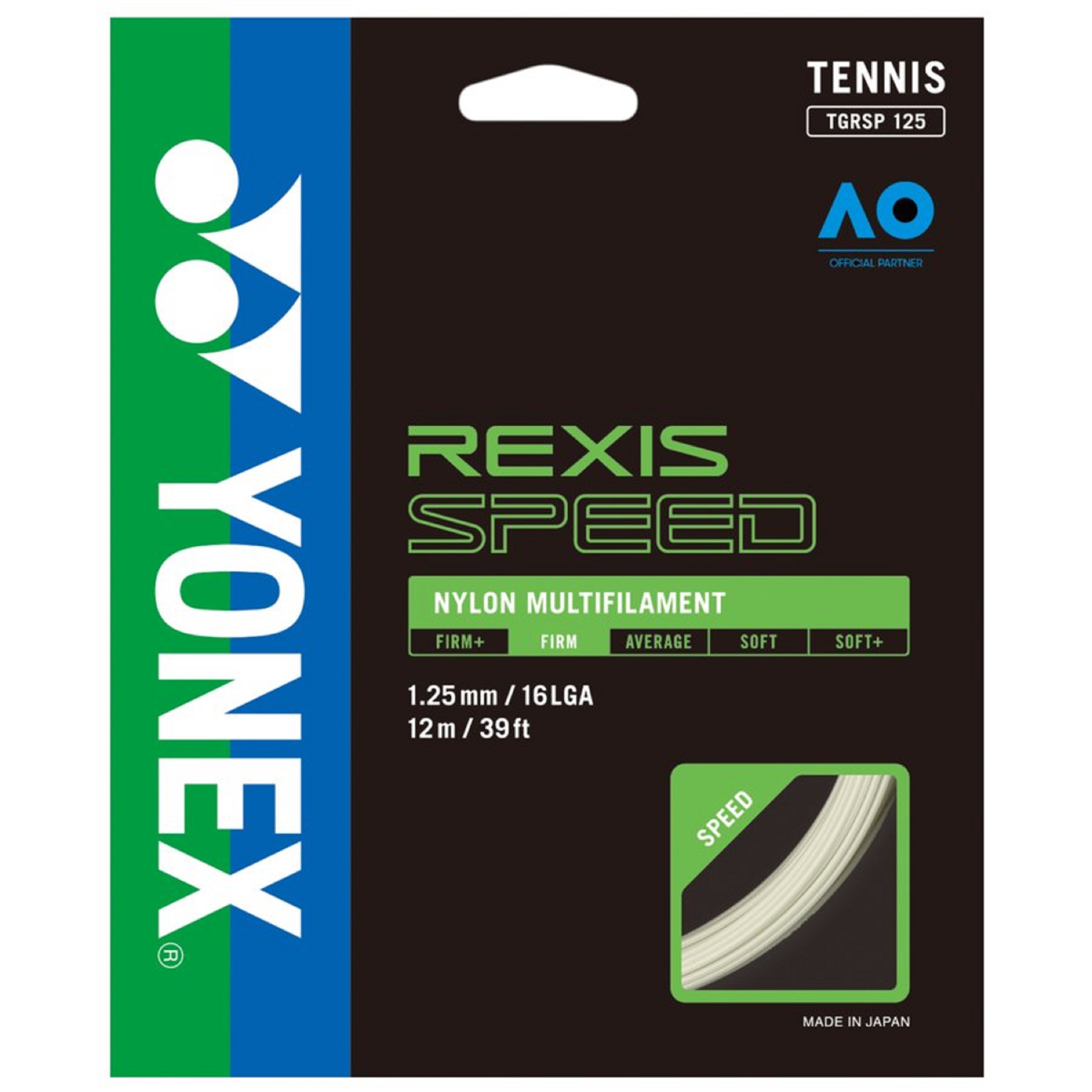YONEX - 【未使用】ヨネックス レクシススピード125 REXIS SPEED 硬式 テニス ストリング ガット 200m ロール ホワイト TRSP125R2 YONEX レクシスコンフォート125(200M). TRCF125R2|TRCF125R2