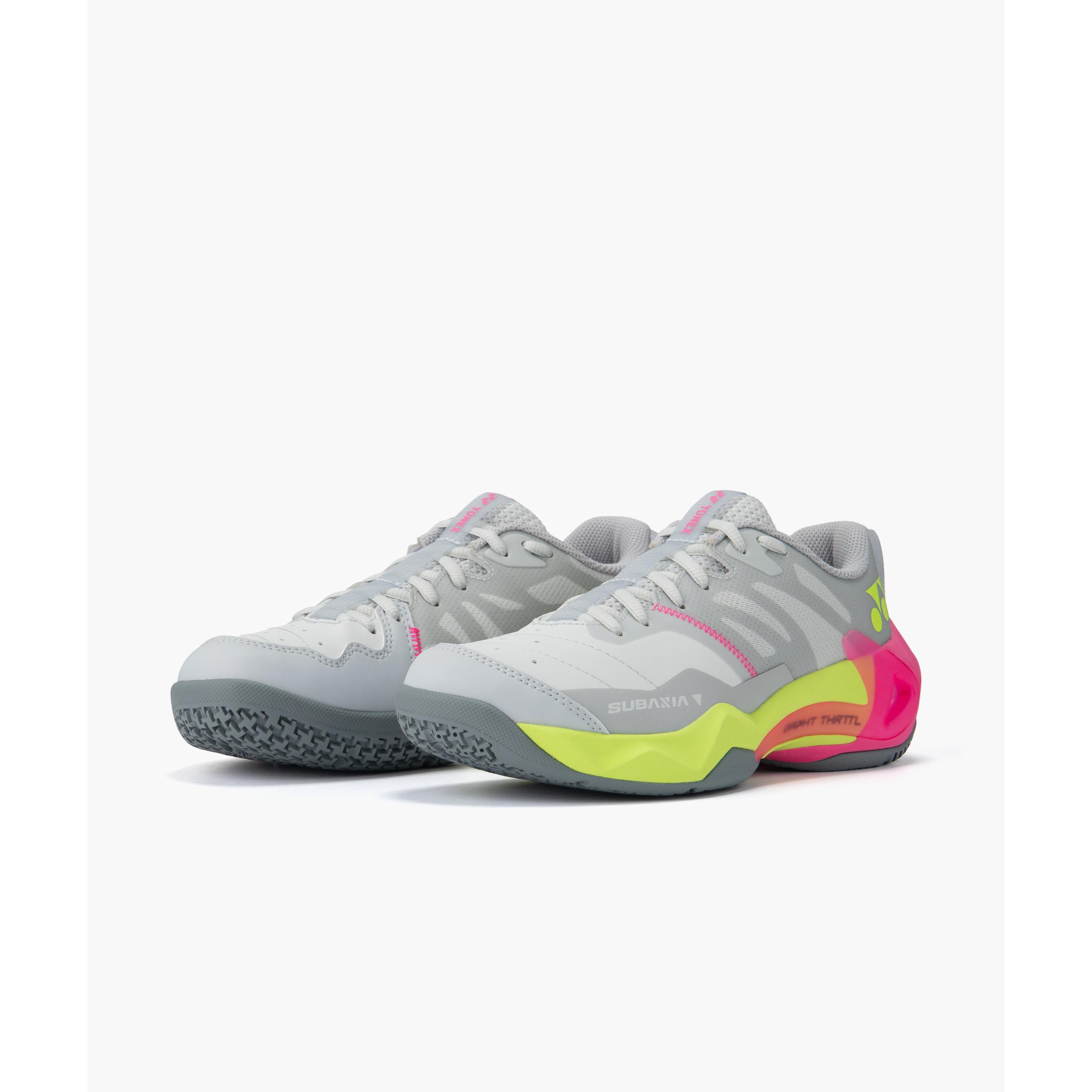 【1月末発売・予約品】【20％OFF】ヨネックス　バドミントンシューズ　SUBAXIA　GT　WOMEN/サブアクシアジーティウィメン　ライトグレー色＜SHBSG1L_148＞