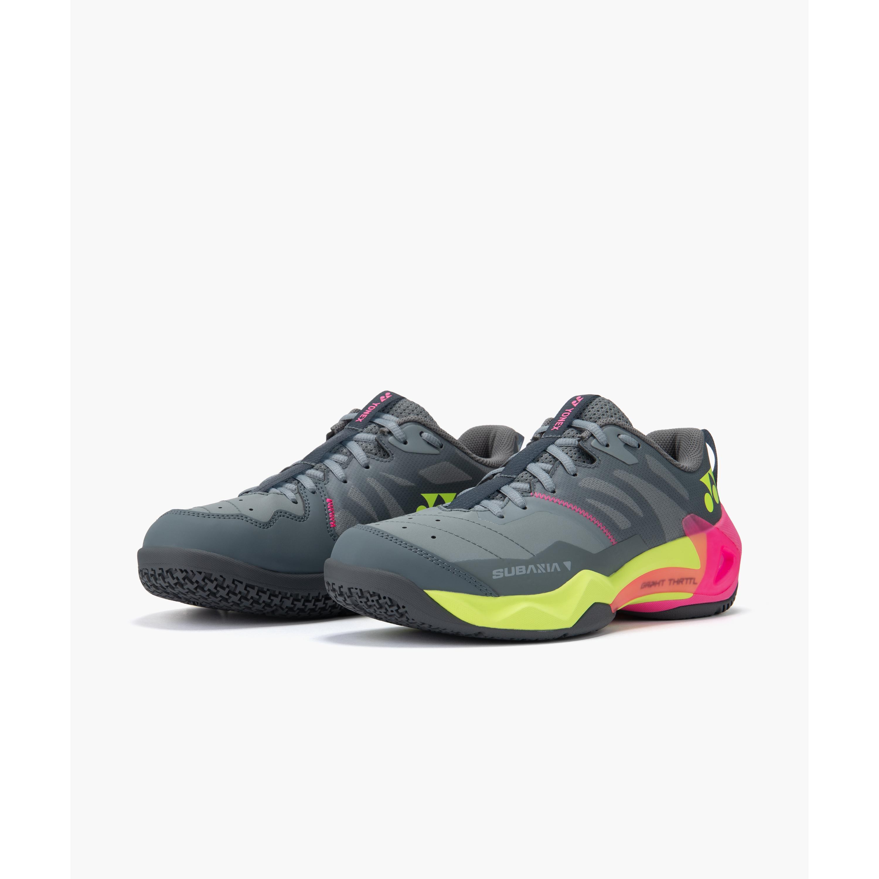 【1月末発売・予約品】【20％OFF】ヨネックス　バドミントンシューズ　SUBAXIA　GT　WIDE/サブアクシアジーティワイド　グレー色＜SHBSG1W_010＞