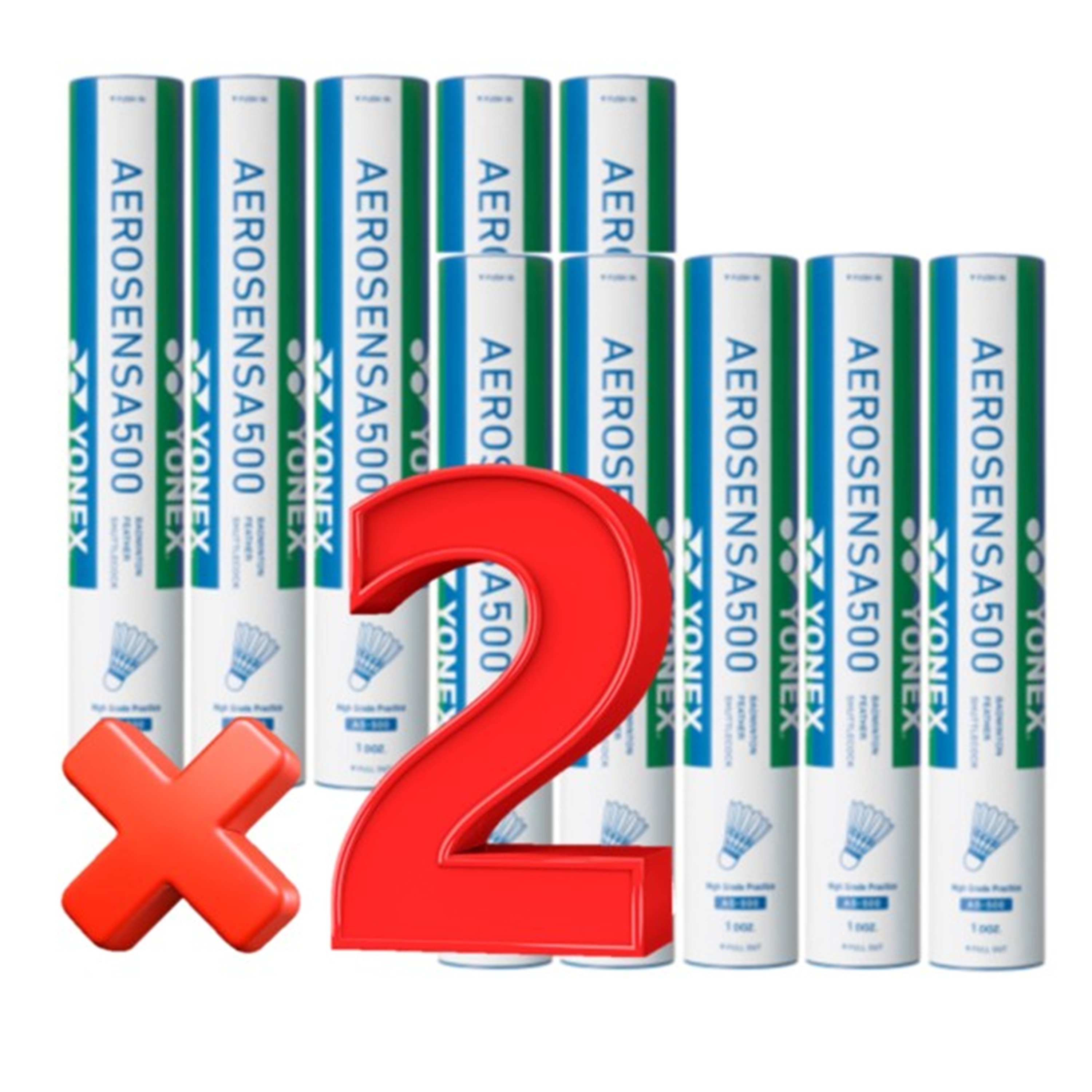 シャトル エアロセンサ500 240球 YONEX シャトルコック エアロセンサ500/AEROSENSA500[240球/20