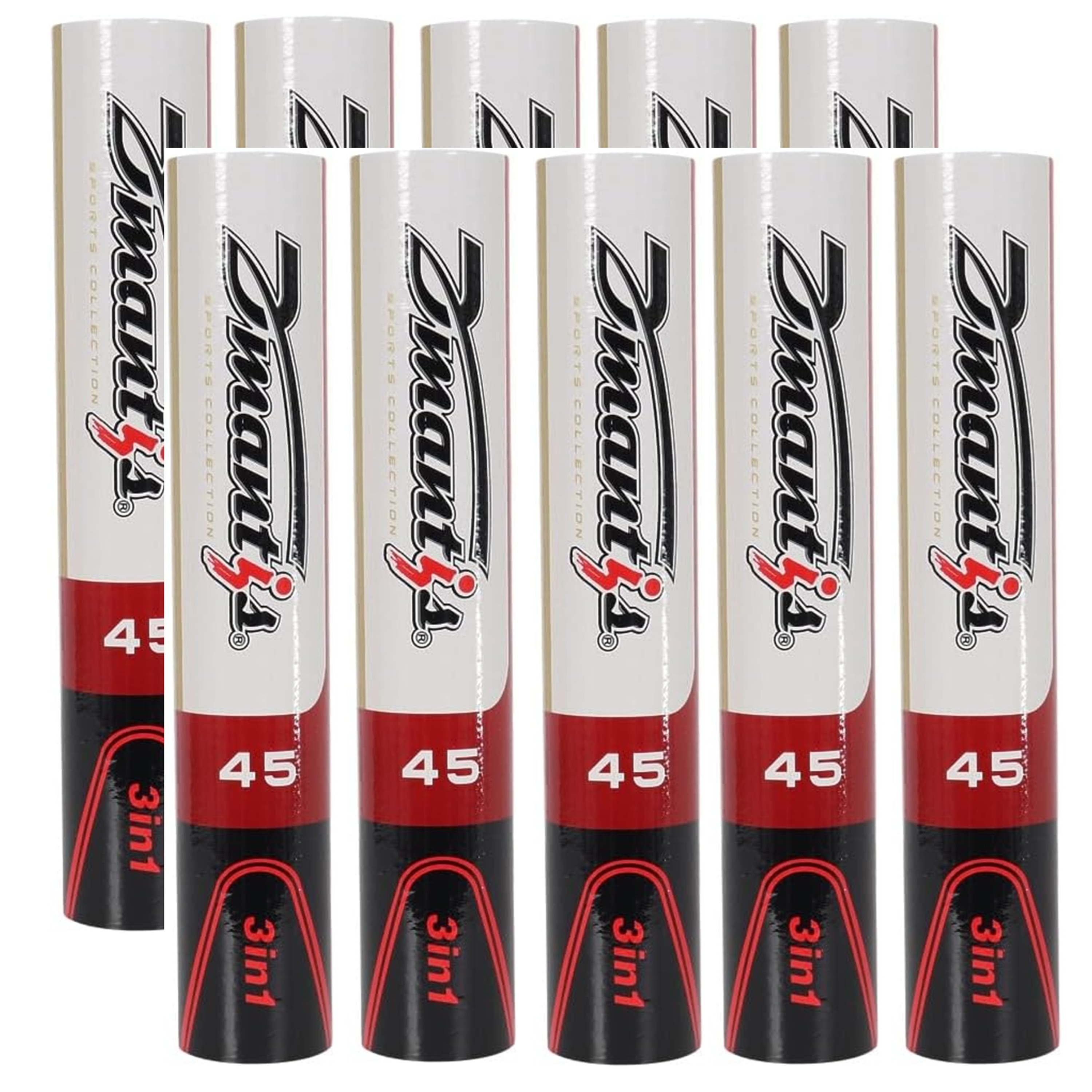 【送料無料】Dmantis/ディマンティス ハイブリッドシャトルコック　D45(ハイブリッド練習球)［120球/10ダース］＜DM-2146-10dz＞