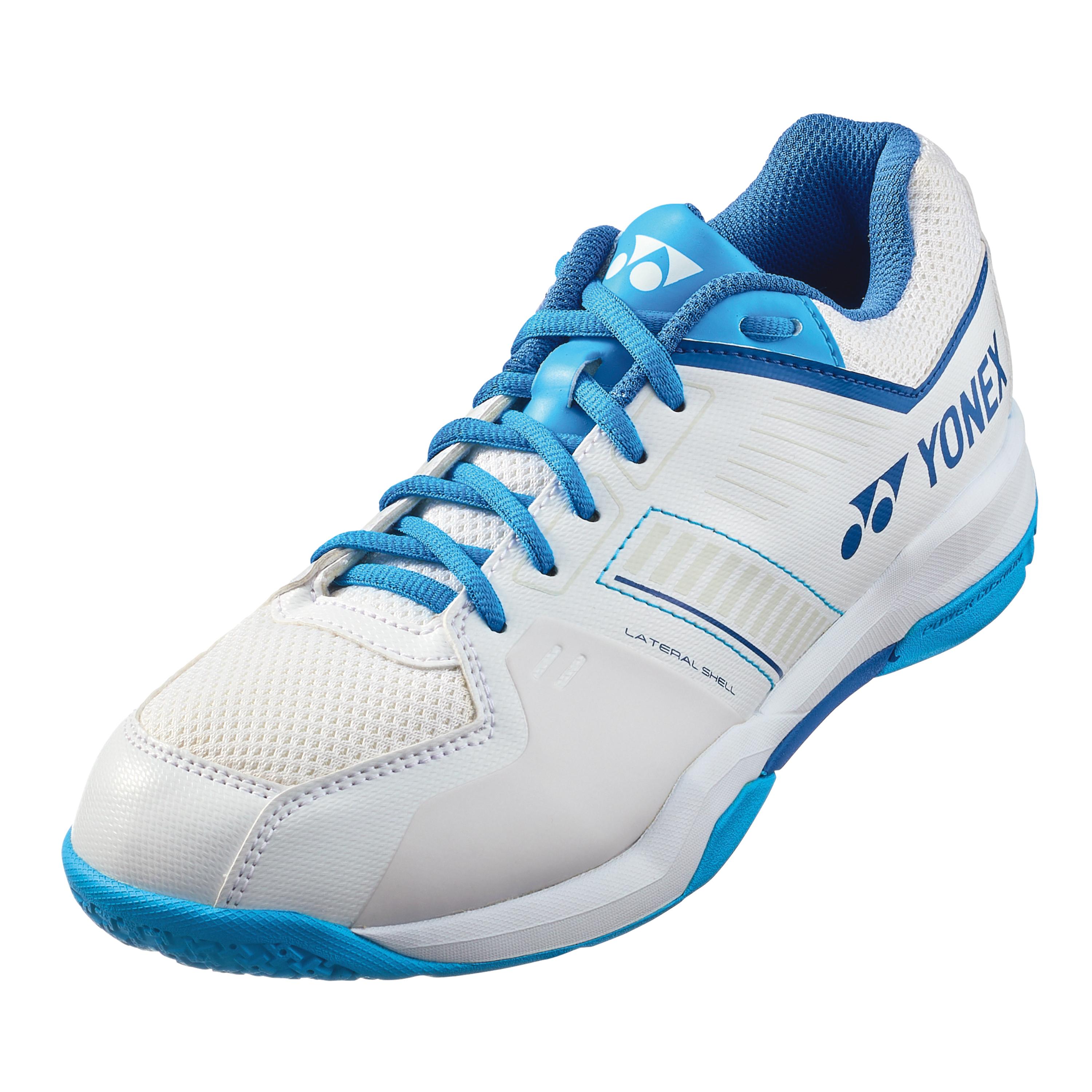 【20％OFF】ヨネックス　バドミントンシューズ　パワークッションストライダーフロー　ホワイト/ブルー色＜SHBSF1_207＞
