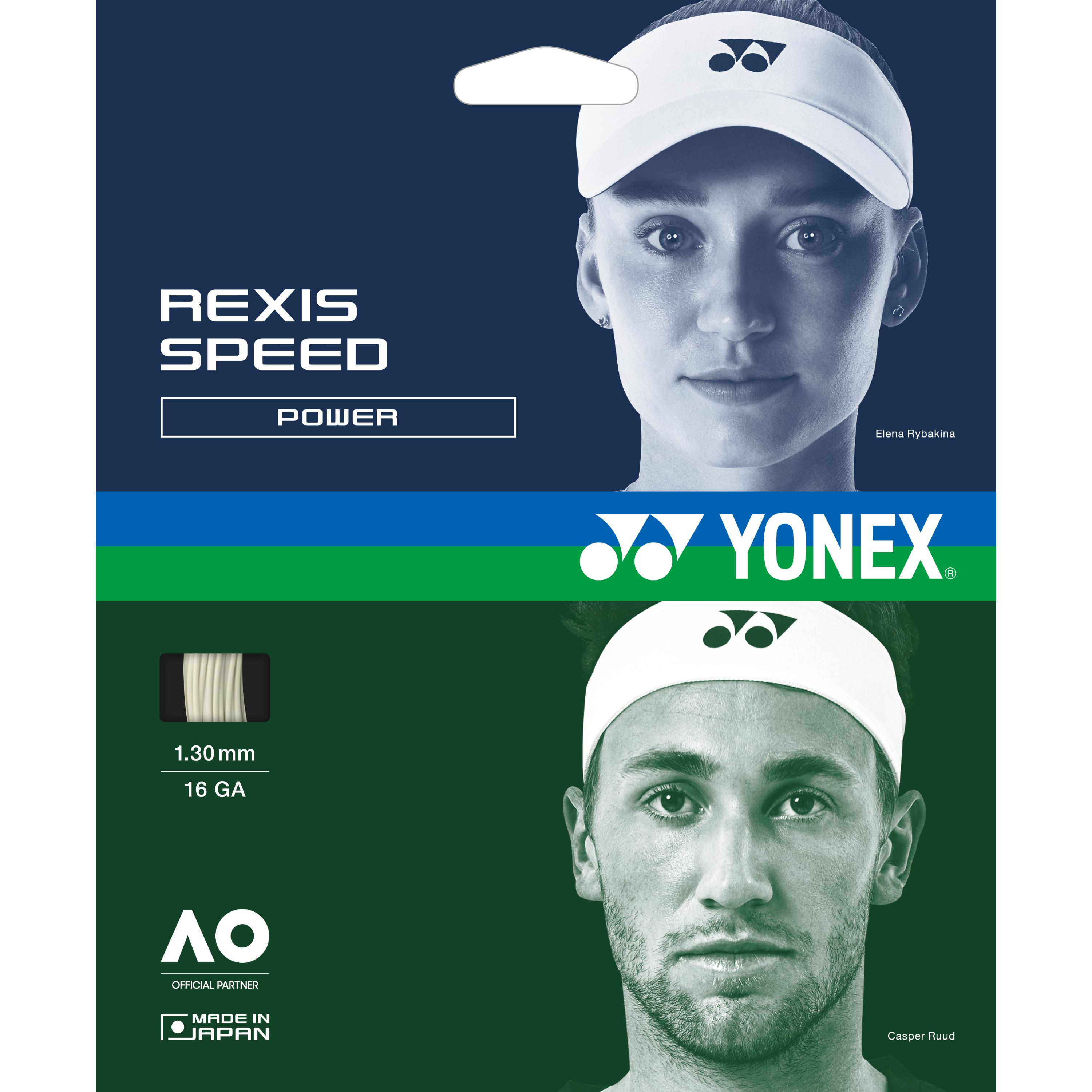 【20％OFF】YONEXテニスストリング　REXIS SPEED130/レクシススピード130　ホワイト色＜TGRSP130＞