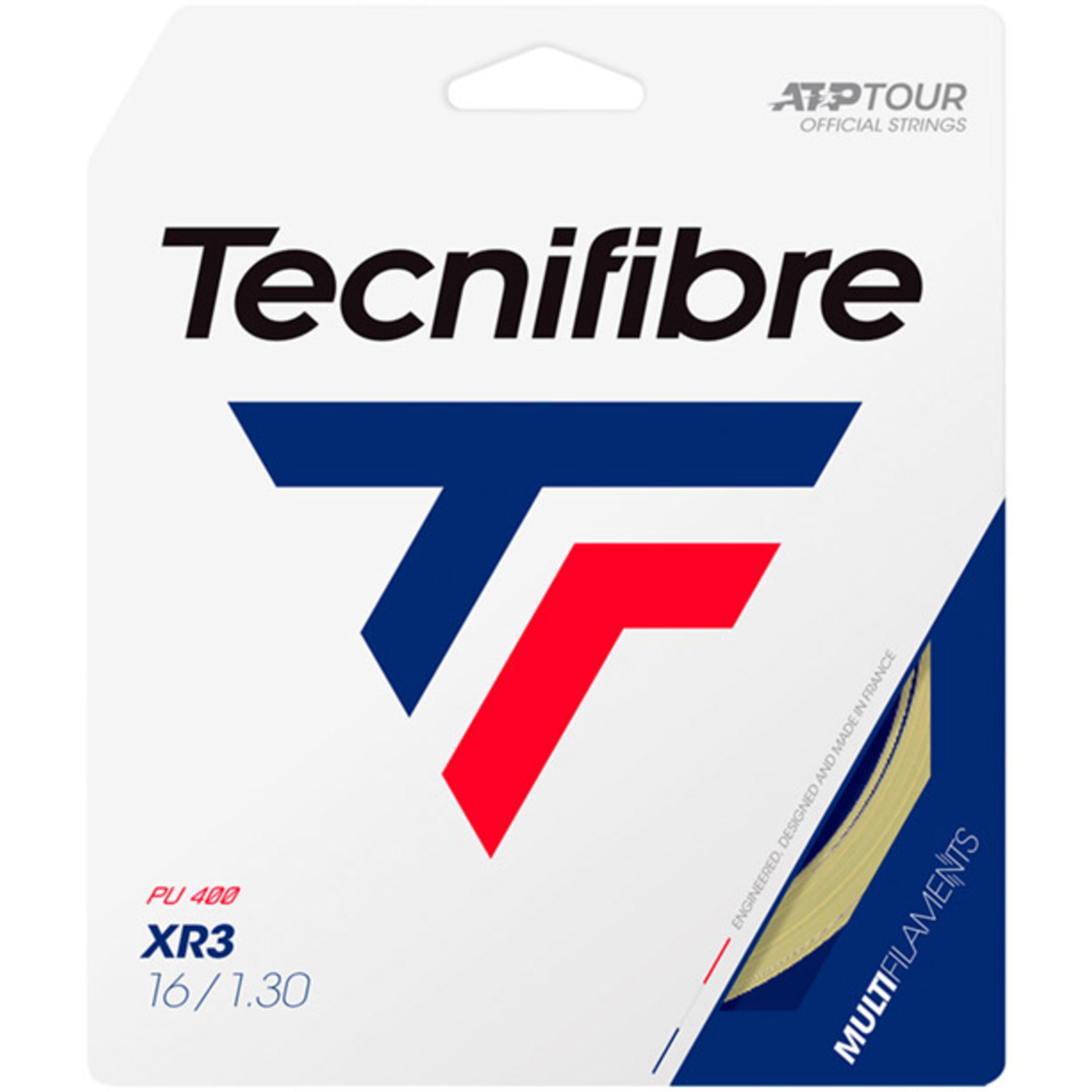 Tecnifibre　テニスストリング　XR3  エックスアール３　　ゲージ：1.30ｍｍ　カラー：ナチュラル       品番：TFSG202