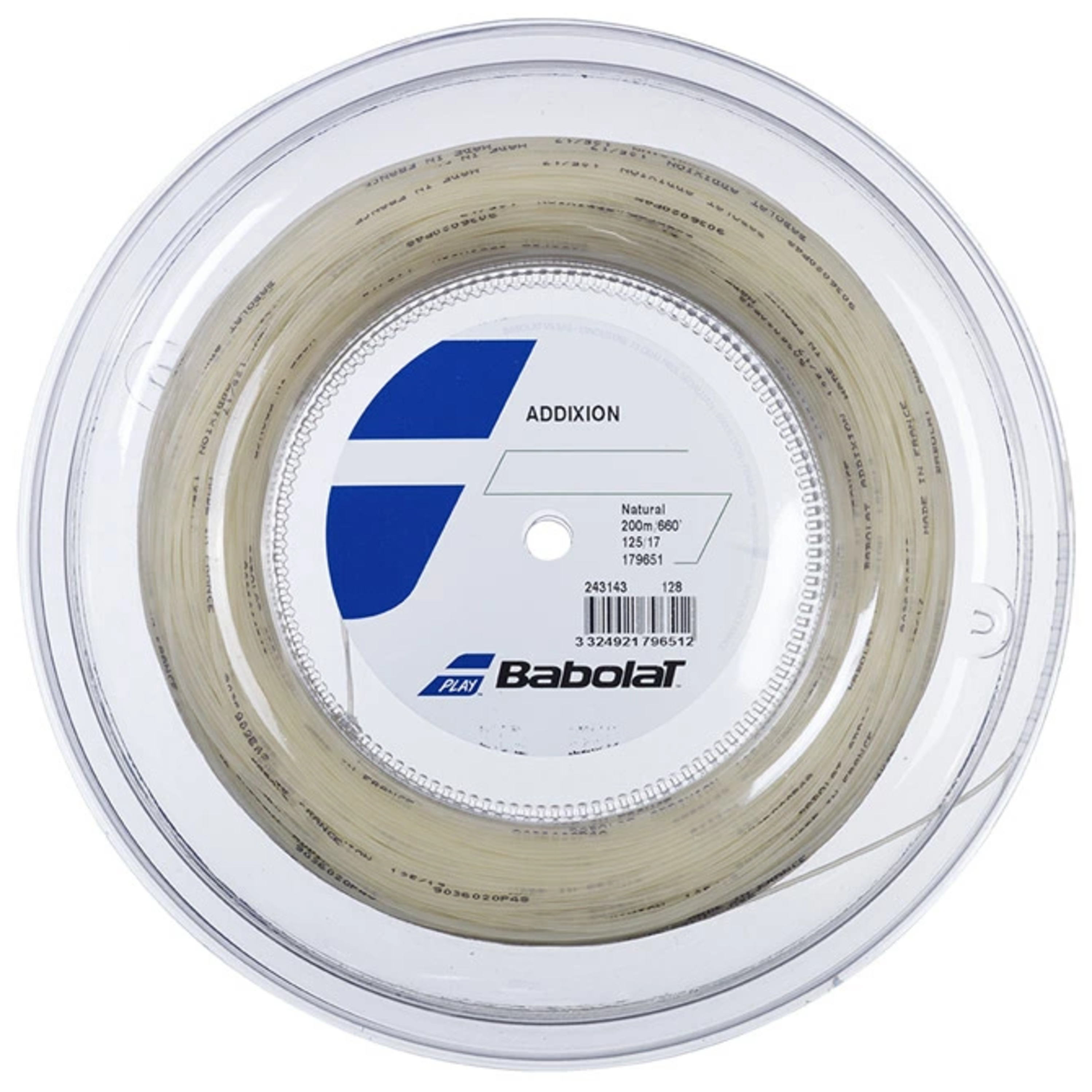 Babolat - バボラ アディクション　1.25mmロール バボラ(Babolat) アディクション プラス 17(1.25mm)／16(1.30mm