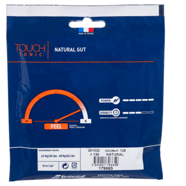 バボラ Babolat タッチトニック 1.35mm以上2張りセット バボラ Babolat タッチトニック 1.35mm以上2張りセット（バボラ