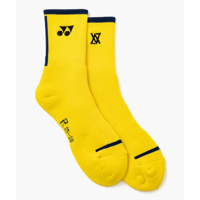 【10月中旬発売・予約品】【限定品】YONEX アクセサリー メンズVAソックス レーザーイエロー色<19248_711>
