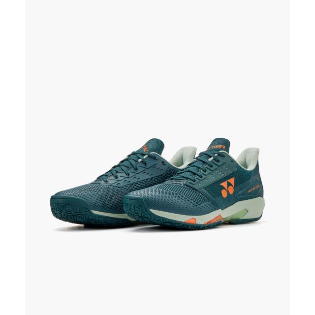 【20％OFF】【クレー・砂入り人工芝用】ヨネックス　テニスシューズ　パワークッションアドアクセルメンGC　ティールグリーン色＜SHTAAMG_544＞