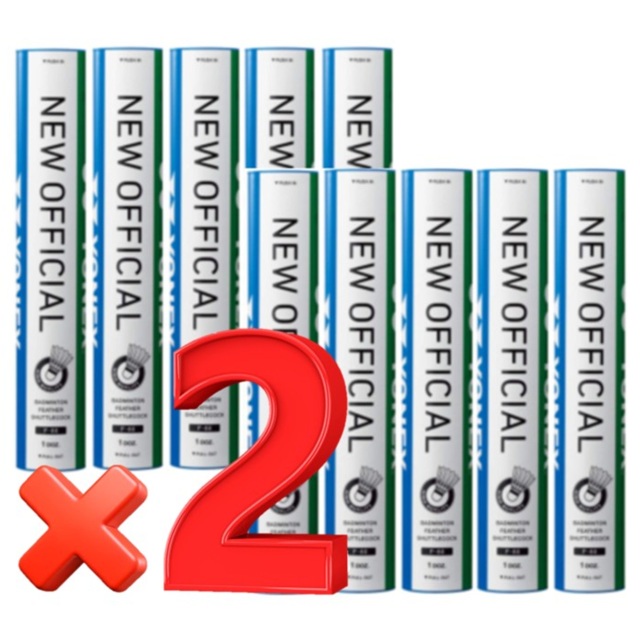 【送料無料】YONEX シャトルコック　ニューオフィシャル/New Official［240球/20ダース］＜F-80_20d＞