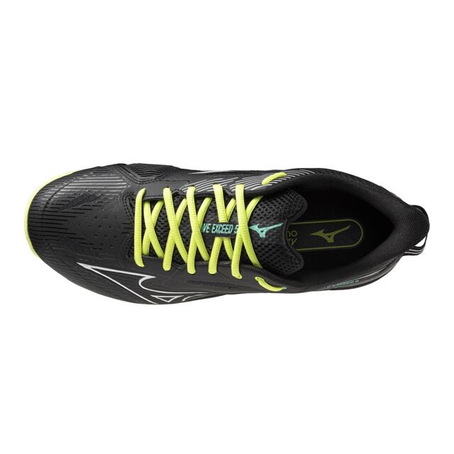 ミズノ テニスシューズ ウェーブエクシード5スーパーワイドOC ブラック