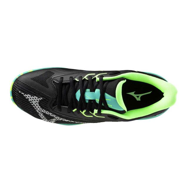 Mizuno テニスシューズ ホワイト/ブラック/ゴールド Amazon | [ミズノ] テニスシューズ ウエーブエクシードライト 2