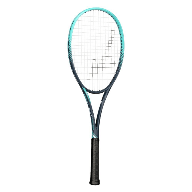 【20％OFF】【送料無料】【張り代無料】ミズノ　ソフトテニスラケット　ディーフォースV-50　ネイビー×ターコイズ色＜63JTN55614＞