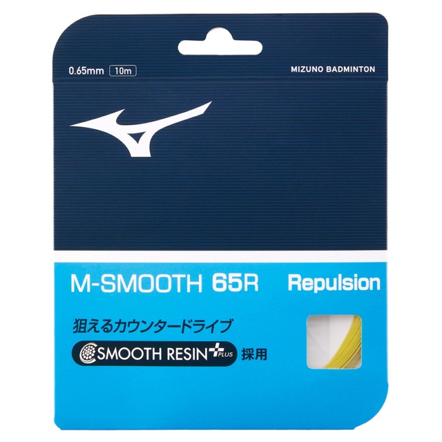 ミズノ バドミントンストリング M-SMOOTH 65R ＜73JGA240＞