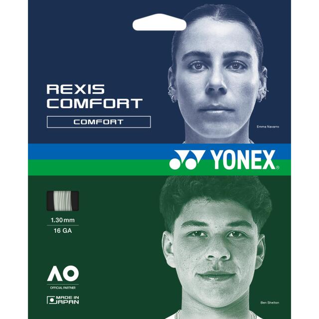 【20％OFF】YONEX　テニスストリング　REXIS COMFORT 130/レクシスコンフォート130　ホワイト色＜TGRCF130＞