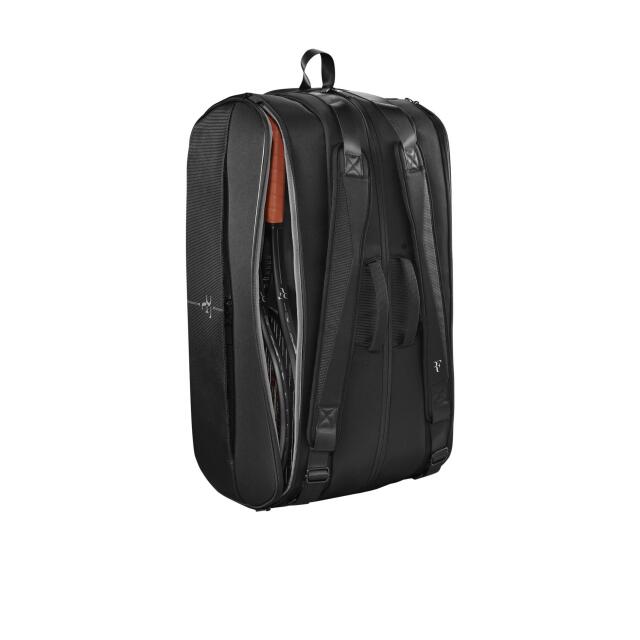 ウィルソン RF TOURNAMET RACQUET BAG BLACK/アールエフ