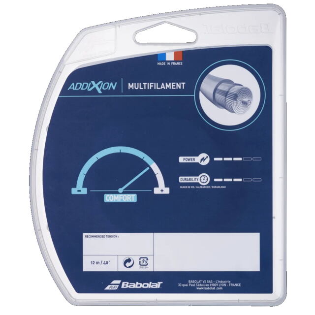 バボラ テニスストリング ナイロンマルチフィラメント ADDIXION