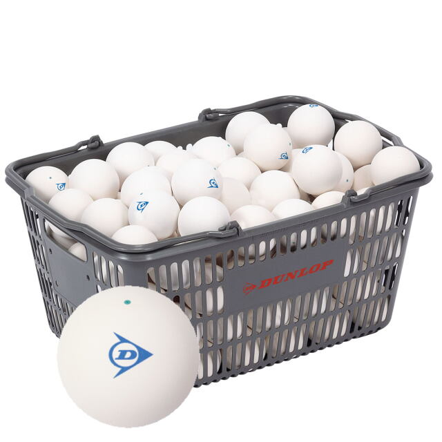 【送料無料】DUNLOP ソフトテニスボール練習球（ホワイト）10ダース（カゴ入り）＜DSTBPRA2CS120＞