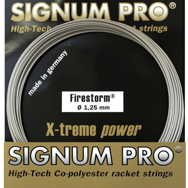 SIGNUM PRO　テニスストリング　　　Firestorm125 　ファイヤーストーム125