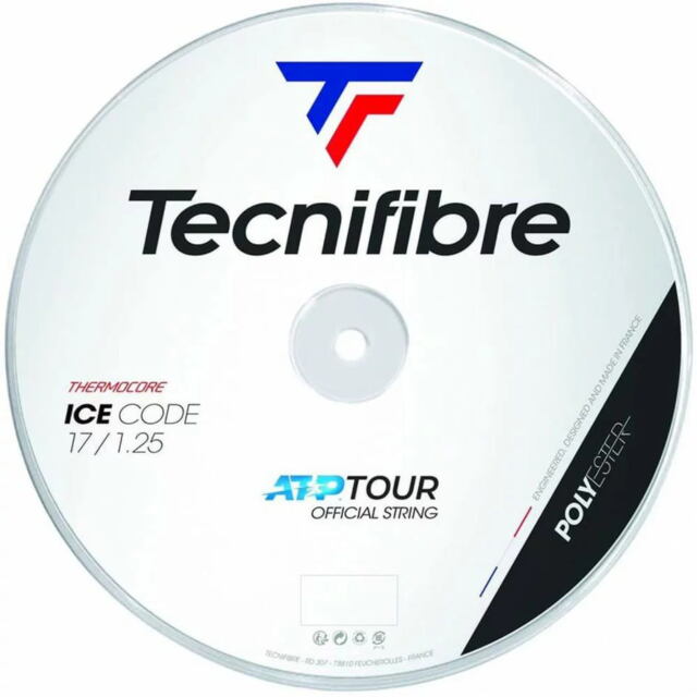 【40％OFF】【送料無料】Tecnifibre　テニスストリング　ICE CODE　200ｍロール  1.25ｍｍ＜04RIC125XW＞
