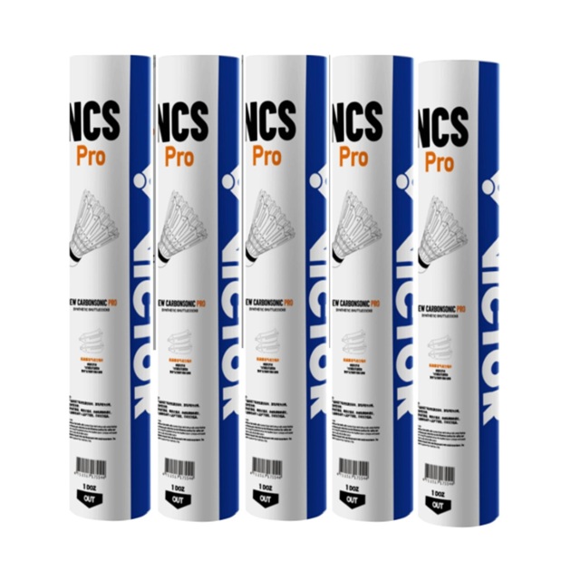 【7/13より値下げとなりました！】【送料無料】ビクター シャトルコック　NCS Pro（合成練習球）［60球/5ダース］＜NCSPRO-5dz＞
