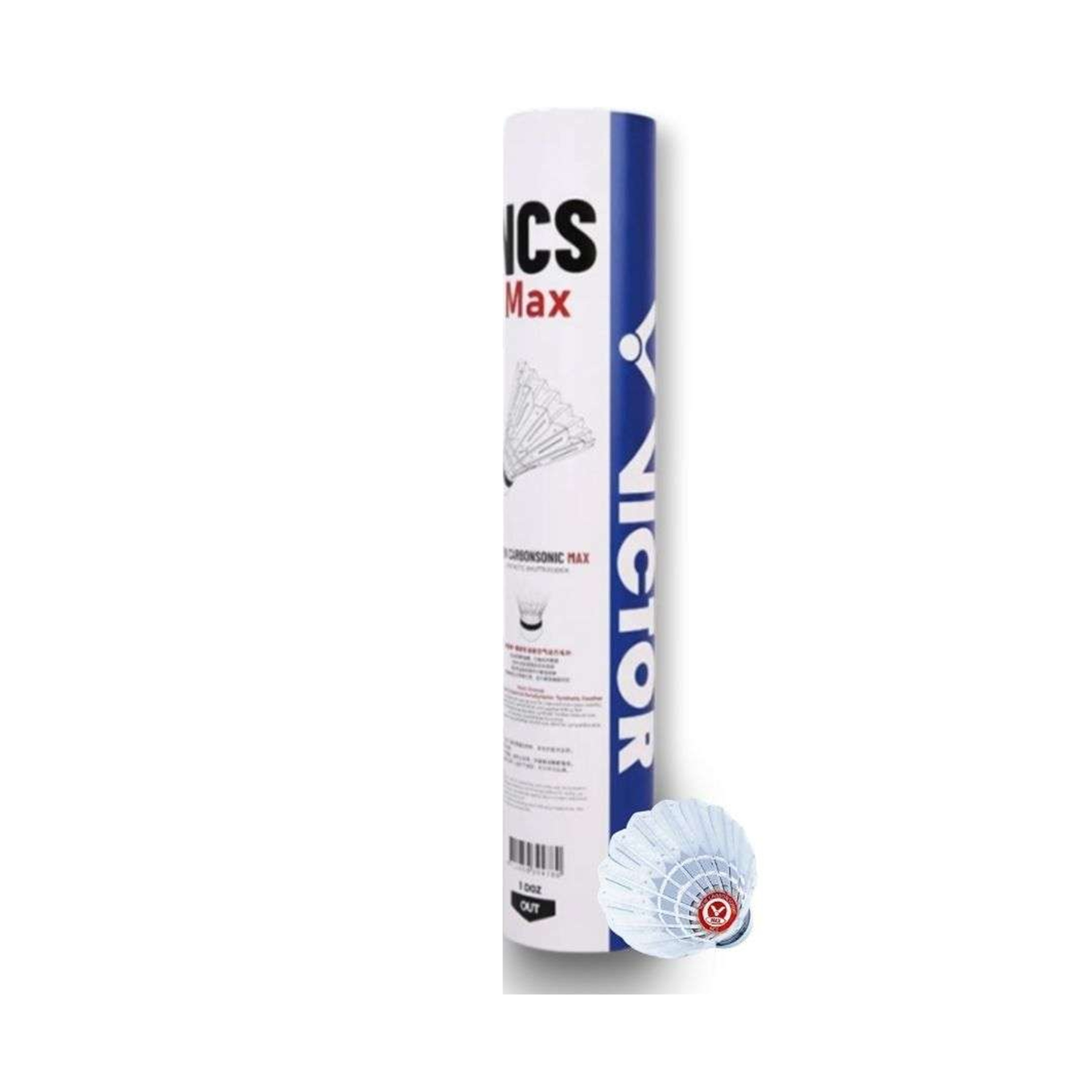 ビクター シャトルコック　NCS MAX（合成練習球）［12球/1ダース］＜NCSMAX-1dz＞
