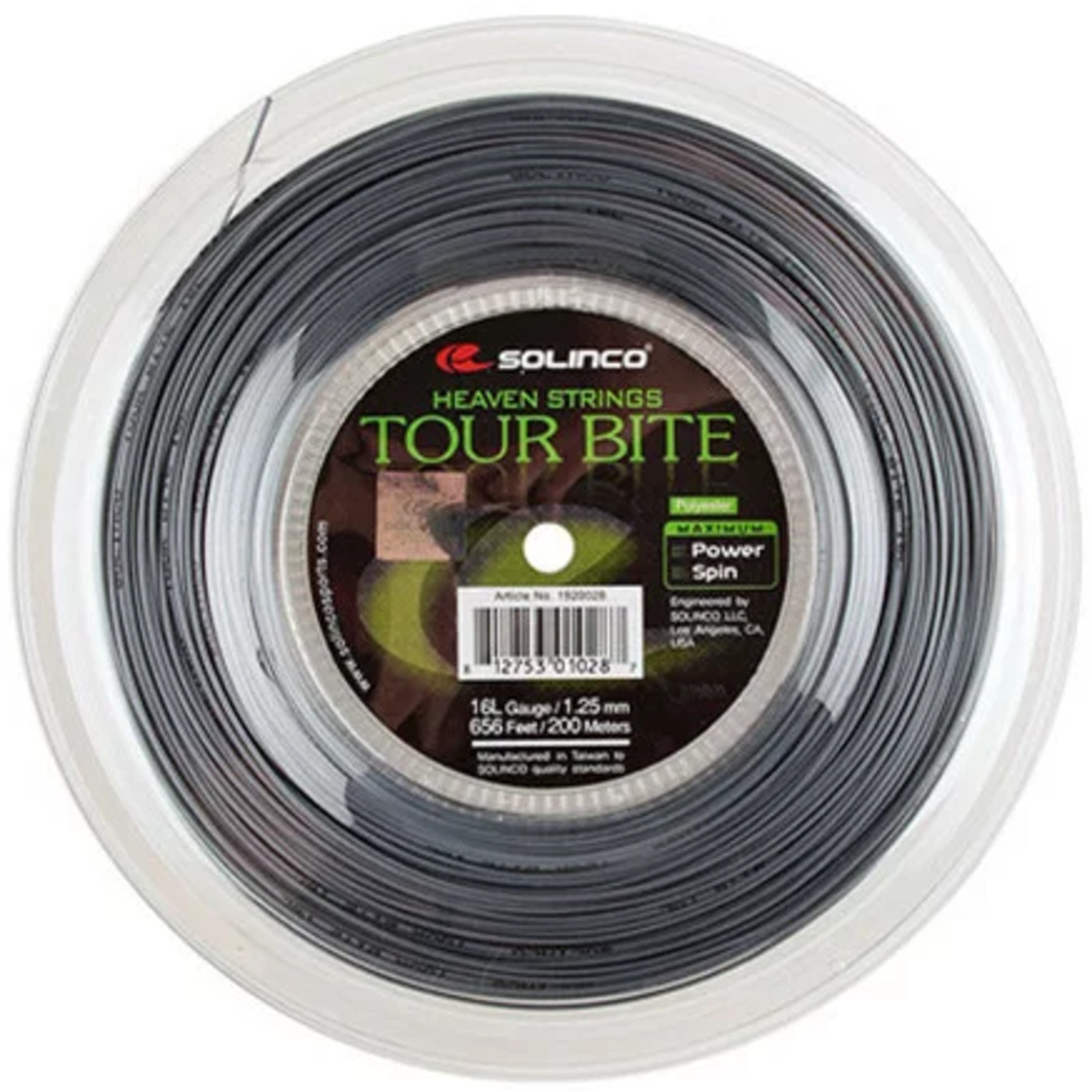 【40％OFF】【送料無料】SOLINCO テニスストリング　TOUR BITE(ツアーバイト) 200mロール 1.25ｍｍ＜KSC777R_125＞