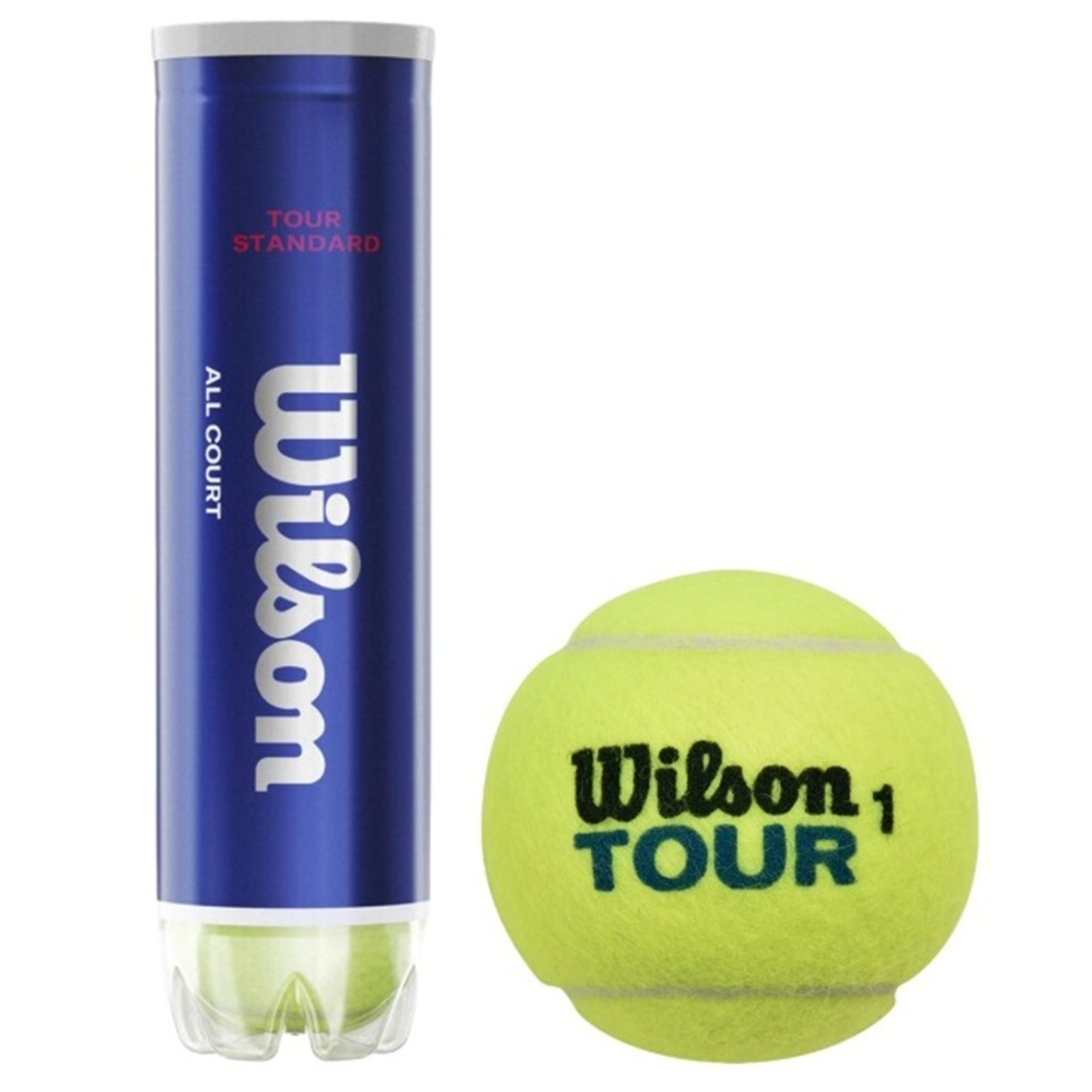 Wilson テニスボール  TOUR STANDARD（4個入缶）＜WRT103800＞