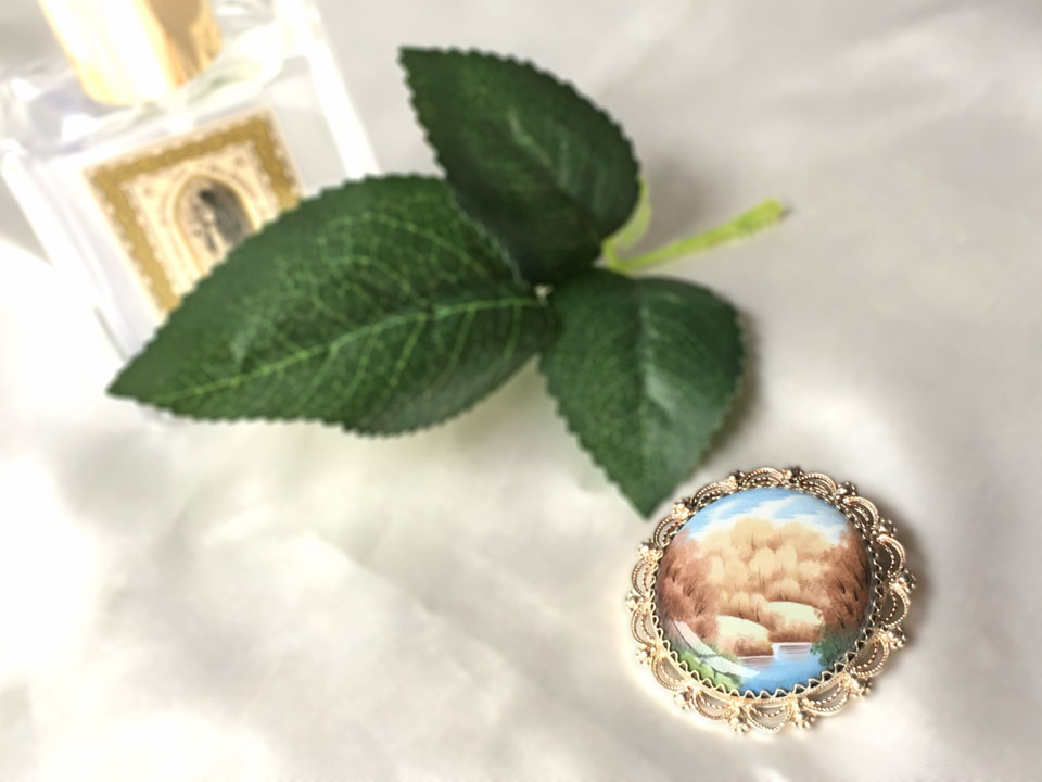 クルーズ（秋）★フィニフチのブローチ☆ロシアのエナメル★ロシア雑貨