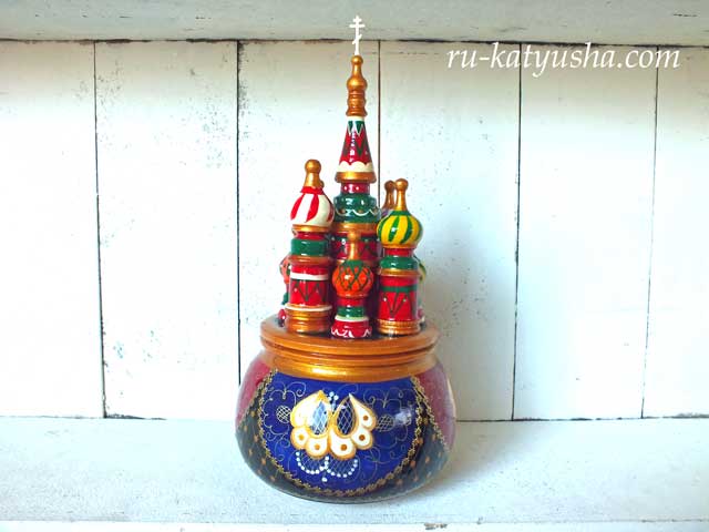 ロシア聖堂のオルゴール（大）☆くるみ割り人形★ロシア雑貨