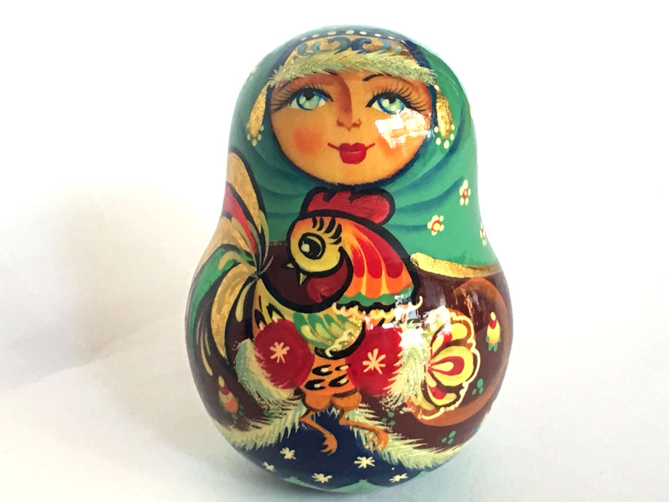 金の鶏☆ネヴァリャーシカ☆Kuzmina★ロシア雑貨