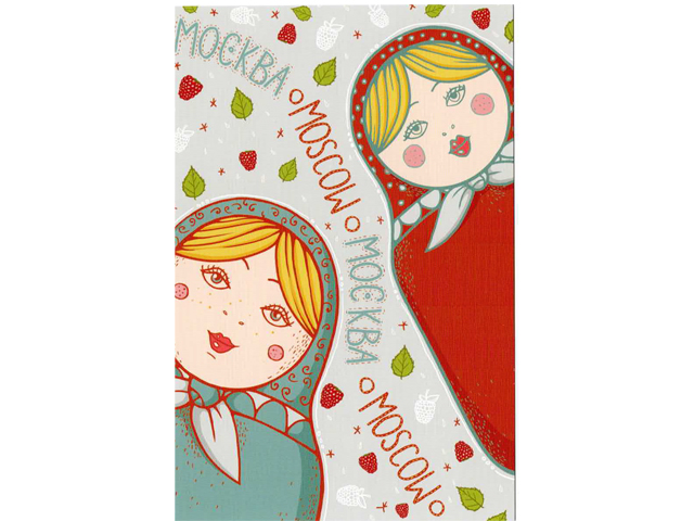 ロシアの絵葉書C マトリョーシカ