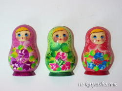 マトリョーシカのマグネットＡ☆ロシア雑貨