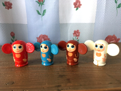 チェブラーシカminimini（4カラー）★マトリョーシカ5ピース★ロシア雑貨