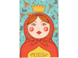 ロシアの絵葉書B マトリョーシカ