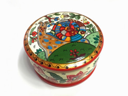 エカチェリーナ2世☆北方ドヴィナ塗りの小箱★ロシア雑貨